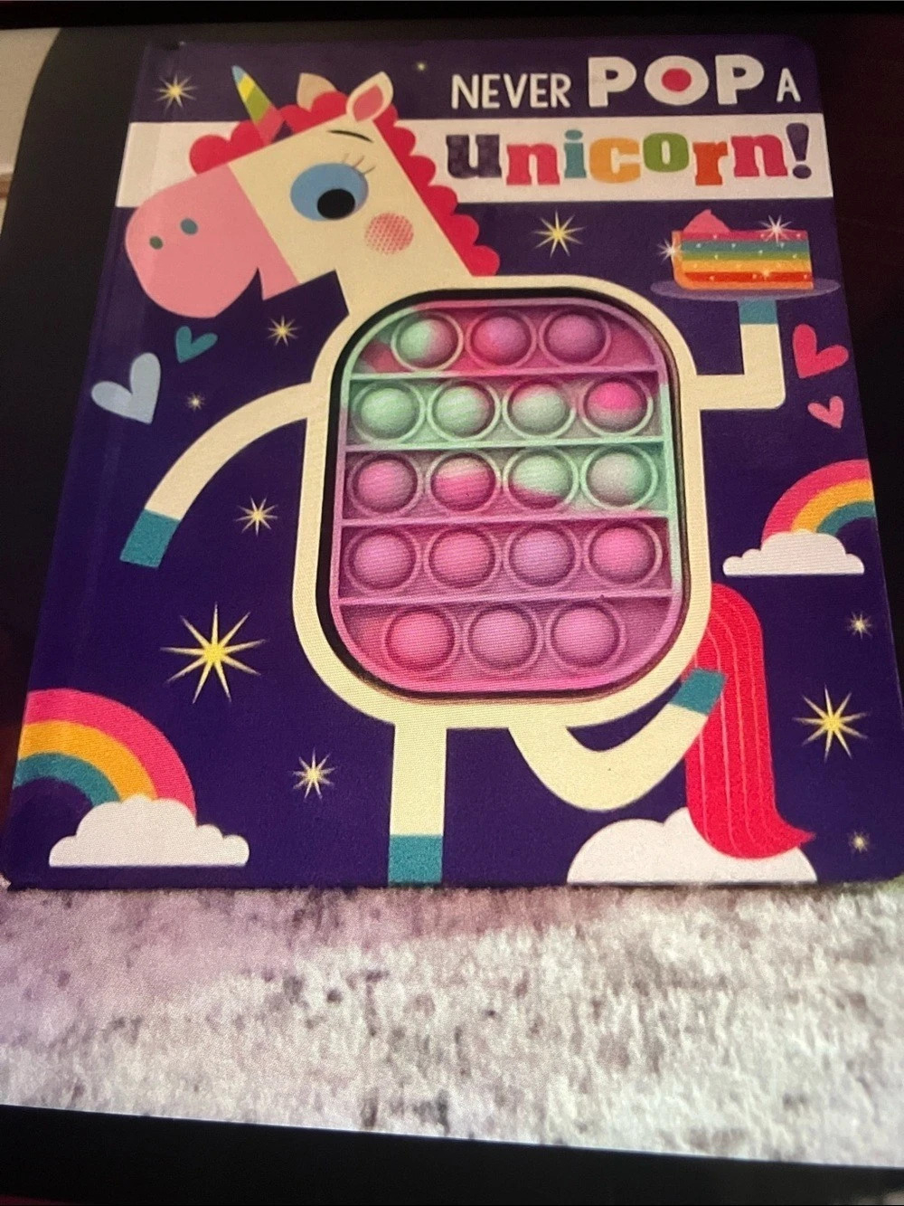 Make Believe Ideas Never Pop a Unicorn! Interactive Book Purple & Pink